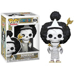 Funko POP Figur One Piece Brook Bonekichi - Samlarfigur i Fönsterbox