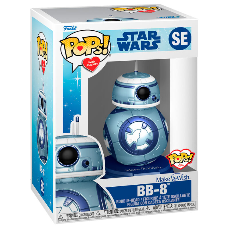 Funko POP Star Wars Make a Wish BB-8 Metallic Figur