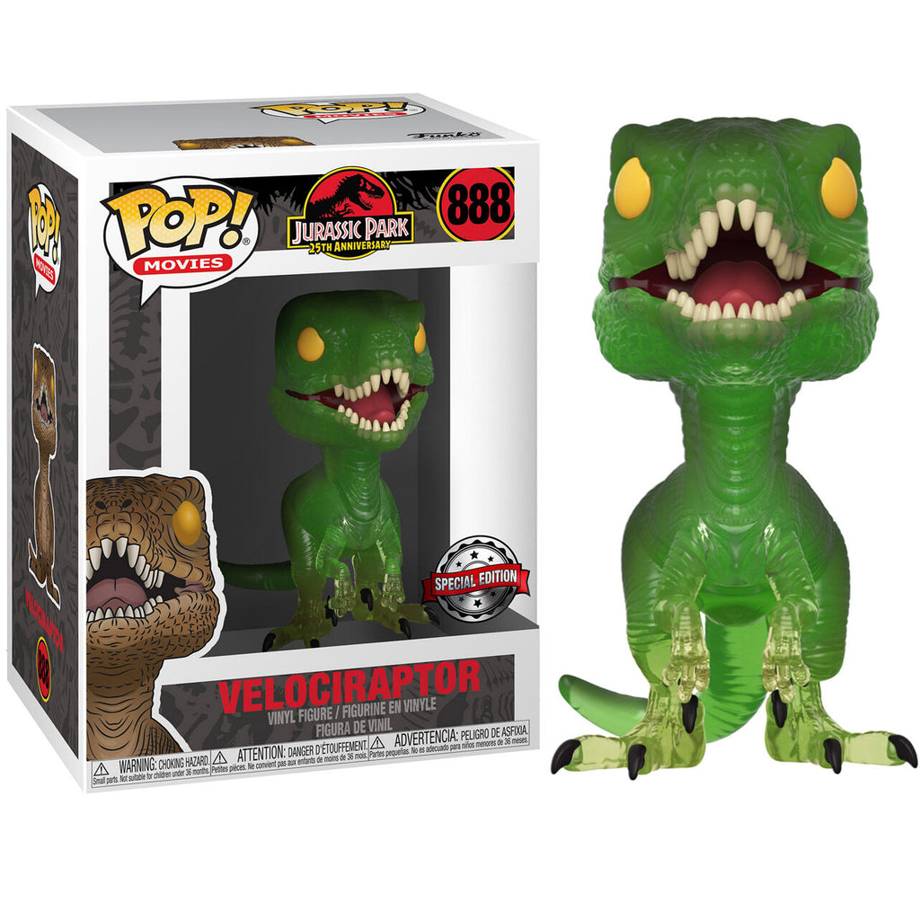 Set med POP & T-shirt Jurassic Park Velociraptor Exclusive Storlek L
