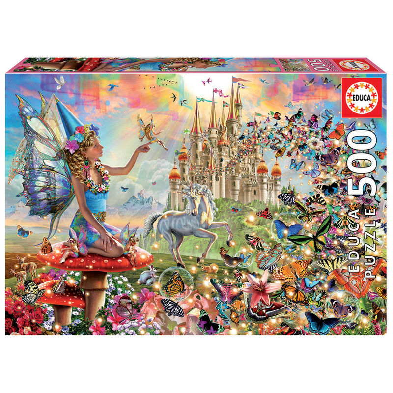 Fairies and Butterflies Puzzle 500 Bitar