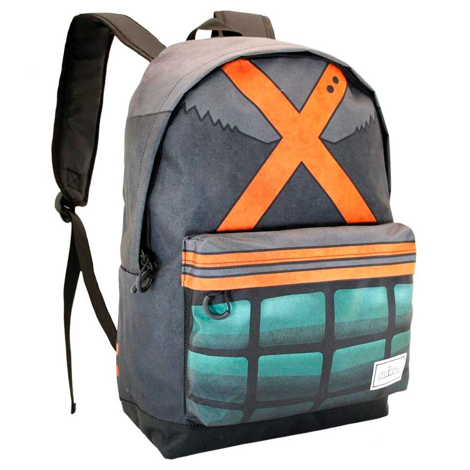Size: 41x30x18cm. Lightweight urban backpack with a single compartment. Adjustable padded handles. Front pocket and back strap adaptable to trolley.