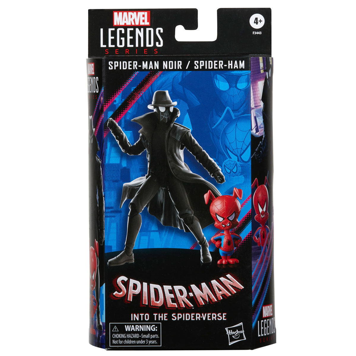 Marvel Legends Spiderman Into the Spider-Verse Spiderman Noir och Spider-Ham Set 2 Figurer 15cm