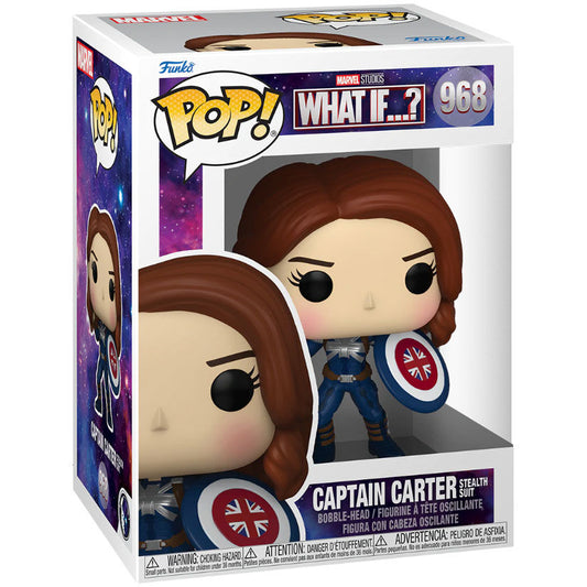 Funko POP - Marvel What If Captain Carter Stealth Figur