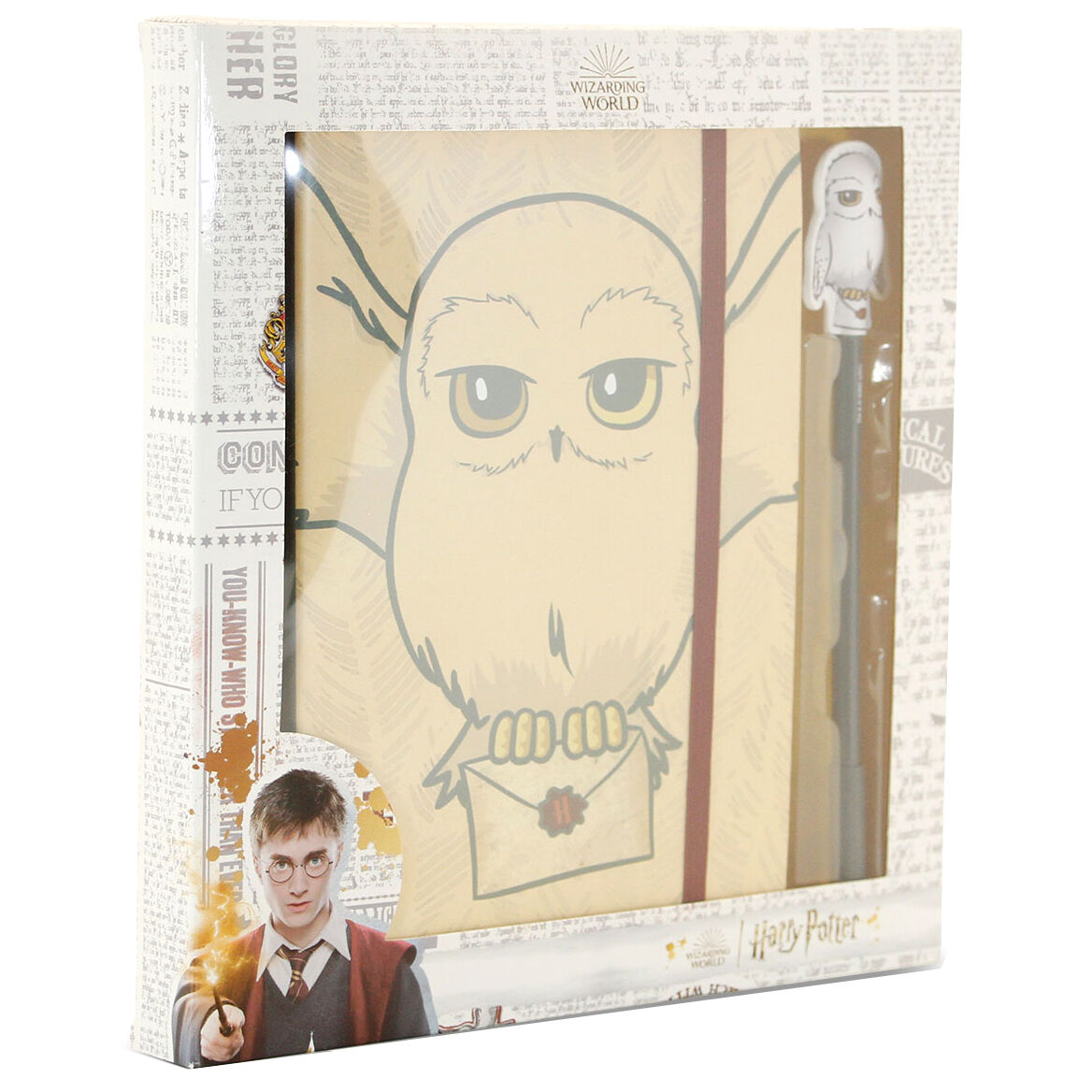 Harry Potter Hedwig Set: Dagbok och Penna