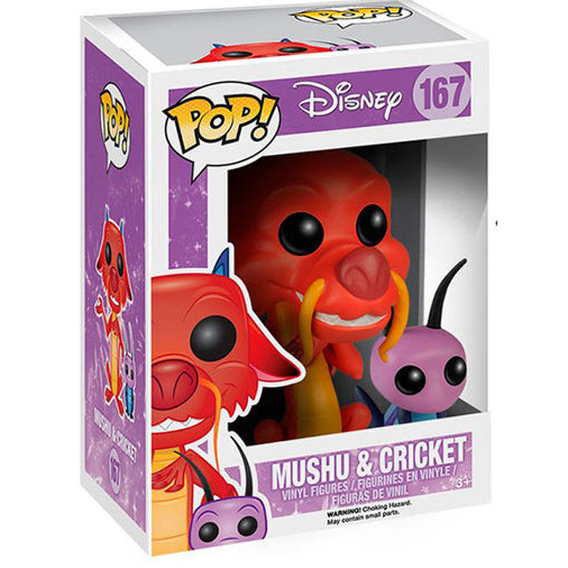POP Figur Disney Mulan Mushu & Cricket
