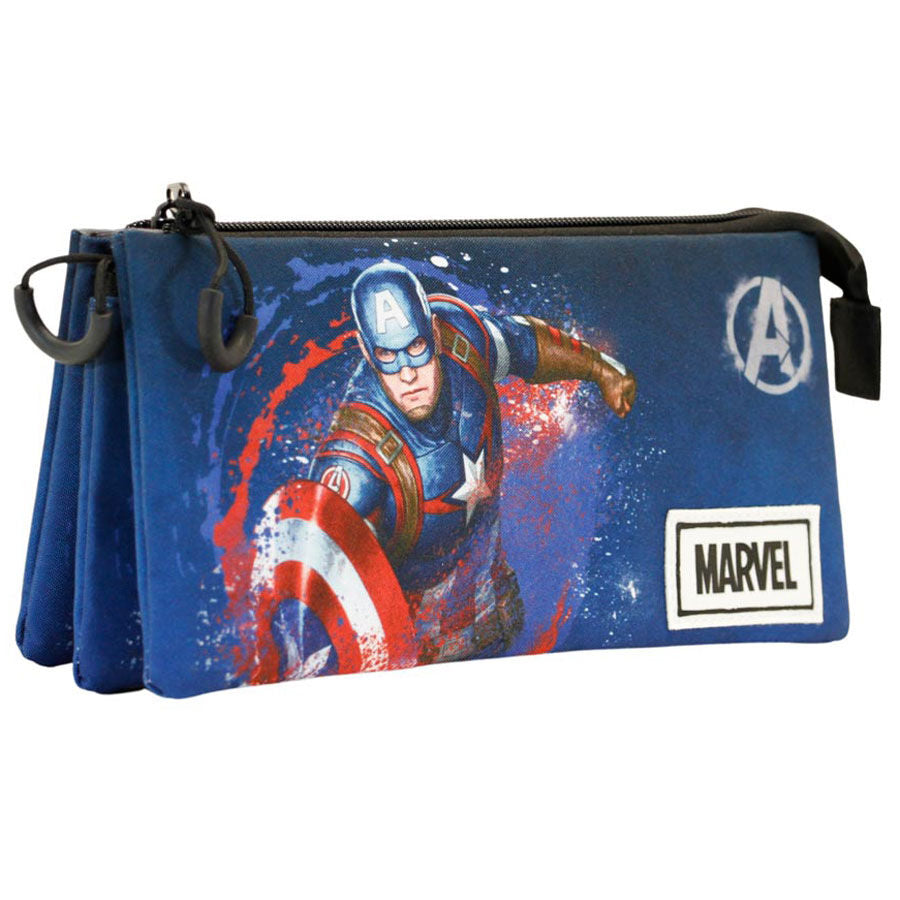 Marvel Captain America Trippel Pennfodral