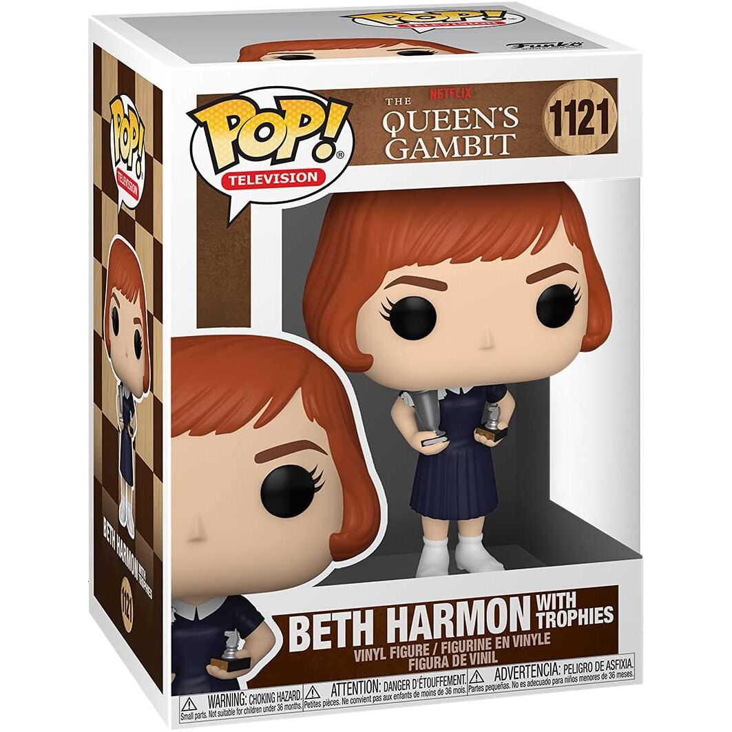 Funko POP Figur Queens Gambit Beth med Troféer