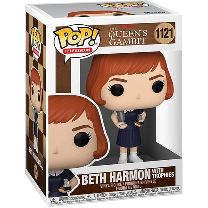 Funko POP Figur Queens Gambit Beth med Troféer