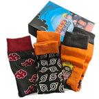 Naruto Shippuden Assorterat Paket med 3 Strumpor för Vuxna