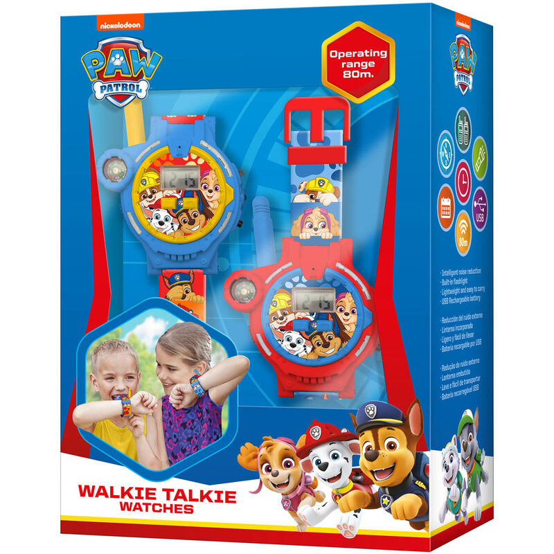 Paw Patrol Walkie Talkie 2 i 1 Klocka