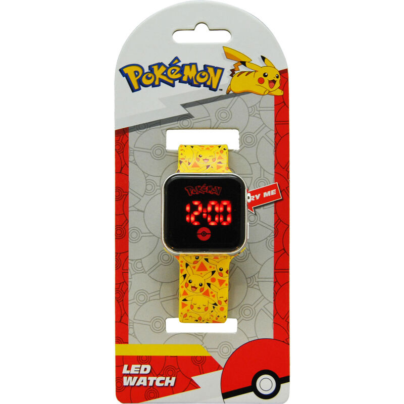 Pokemon Pikachu LED Klocka