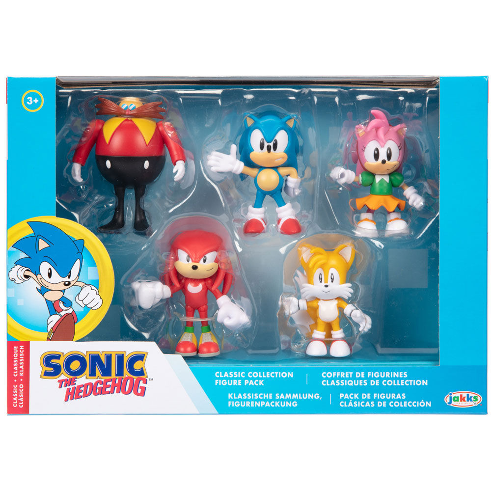 Sonic The Hedgehog Figurpaket - 5 Figurer 6 cm