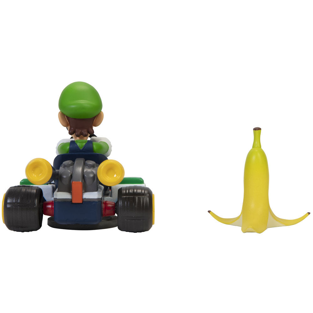 Mario Kart Spinout Luigi Kart Figur – 6,5 cm