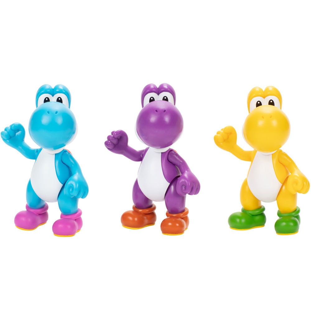 Super Mario Bros Yoshi Pack - 3 Figurer, 10 cm