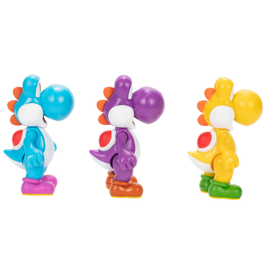 Super Mario Bros Yoshi Pack - 3 Figurer, 10 cm