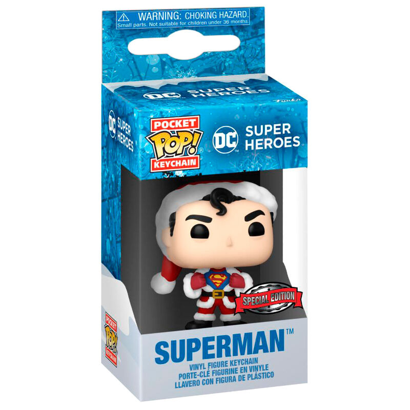 Pocket POP Nyckelring DC Comics Holiday Superman Exklusiv