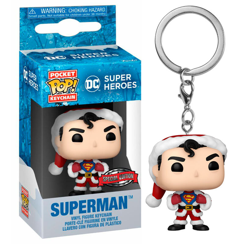 Pocket POP Nyckelring DC Comics Holiday Superman Exklusiv