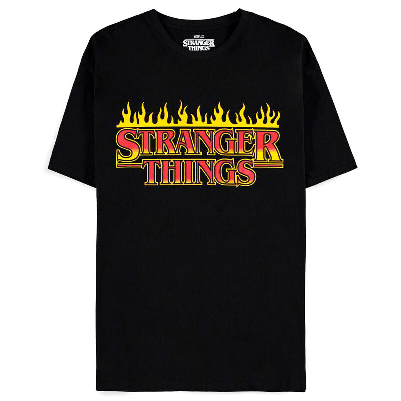 Stranger Things Fire Logo T-shirt Storlek S