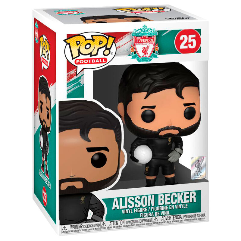 Funko POP Figur Liverpool Alisson Becker – Samlarobjekt 9cm