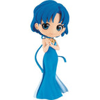 Sailor Moon Eternal filmen Pretty Guardian Princess Mercury ver.A Q posket figur 14cm