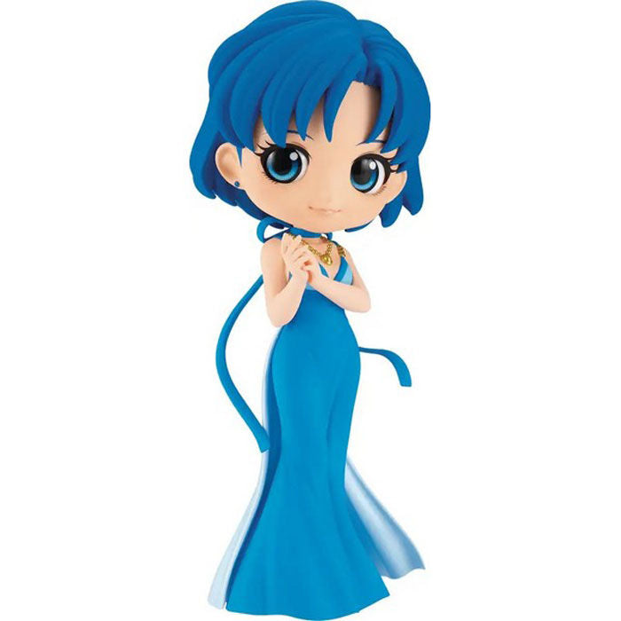 Sailor Moon Eternal filmen Pretty Guardian Princess Mercury ver.A Q posket figur 14cm
