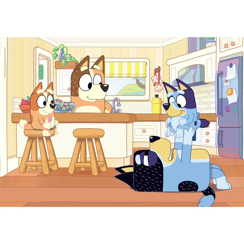 Bluey Pussel 104 Bitar - Roligt och Utvecklande