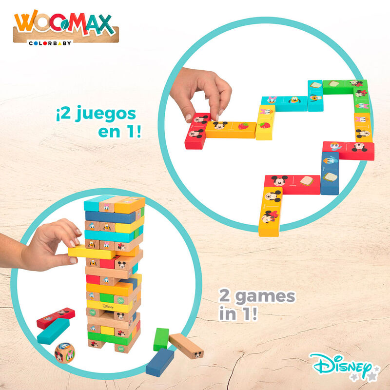 Disney Blocks Tower + Domino Träset