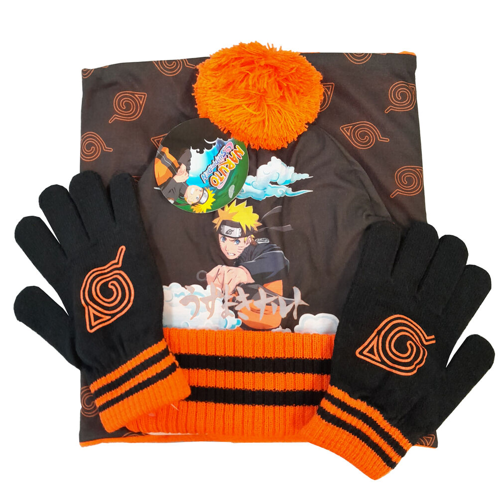 Naruto Snood, Hatt och Handskar Set