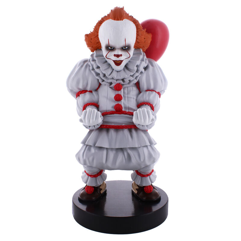 IT 2 Pennywise Figur med Klamring för Kabelhållare - 21 cm