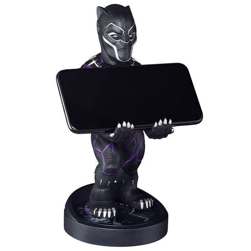 Marvel Black Panther Figur med Klämma för Kabelhantering 21cm