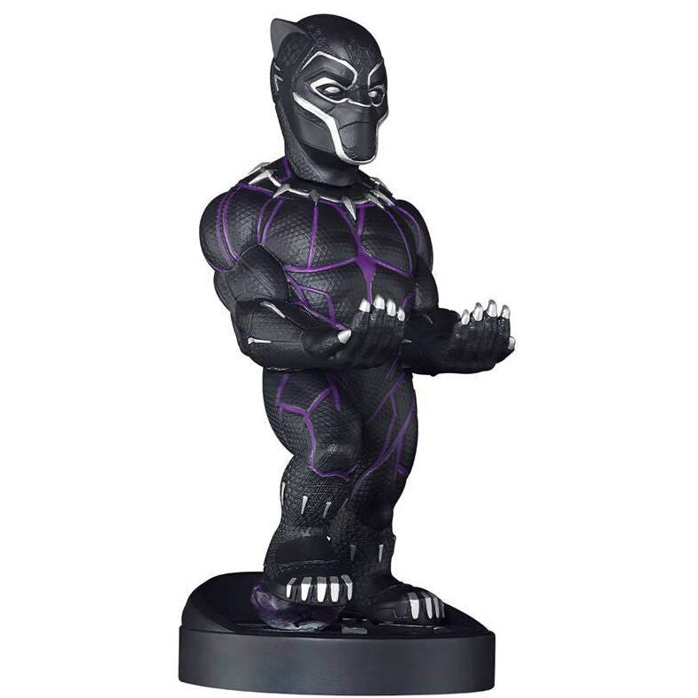 Marvel Black Panther Figur med Klämma för Kabelhantering 21cm