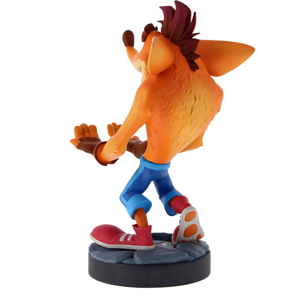 Crash Bandicoot Figur Med Kabelhållare 21cm - Perfekt för Spelkontroller
