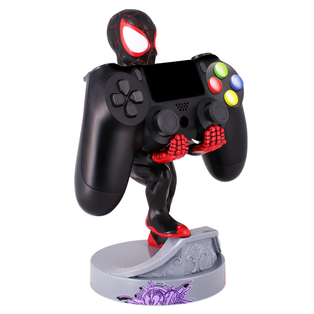 Marvel Spiderman Miles Morales Figur med Klämma - 21cm