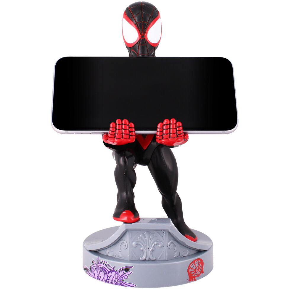 Marvel Spiderman Miles Morales Figur med Klämma - 21cm