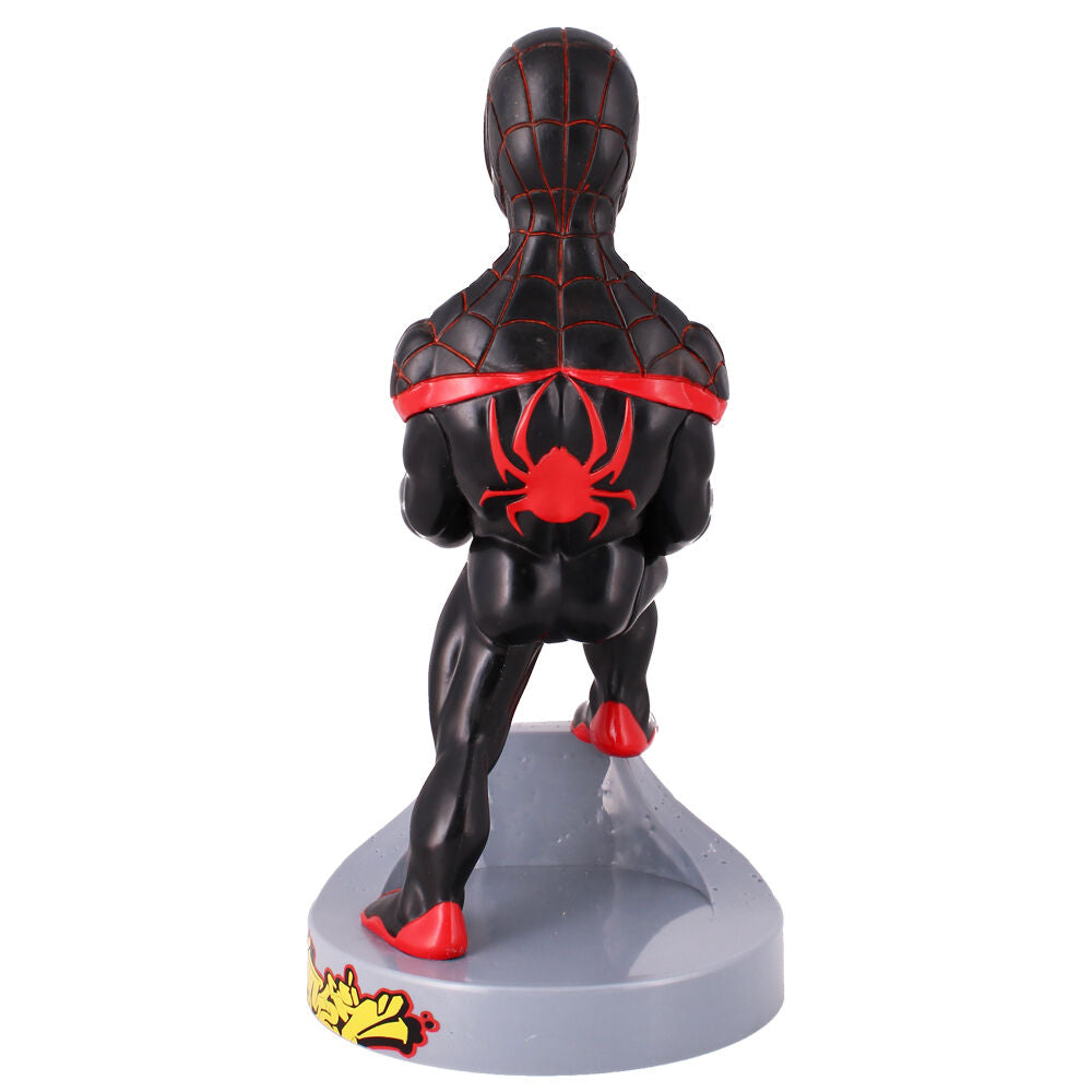 Marvel Spiderman Miles Morales Figur med Klämma - 21cm