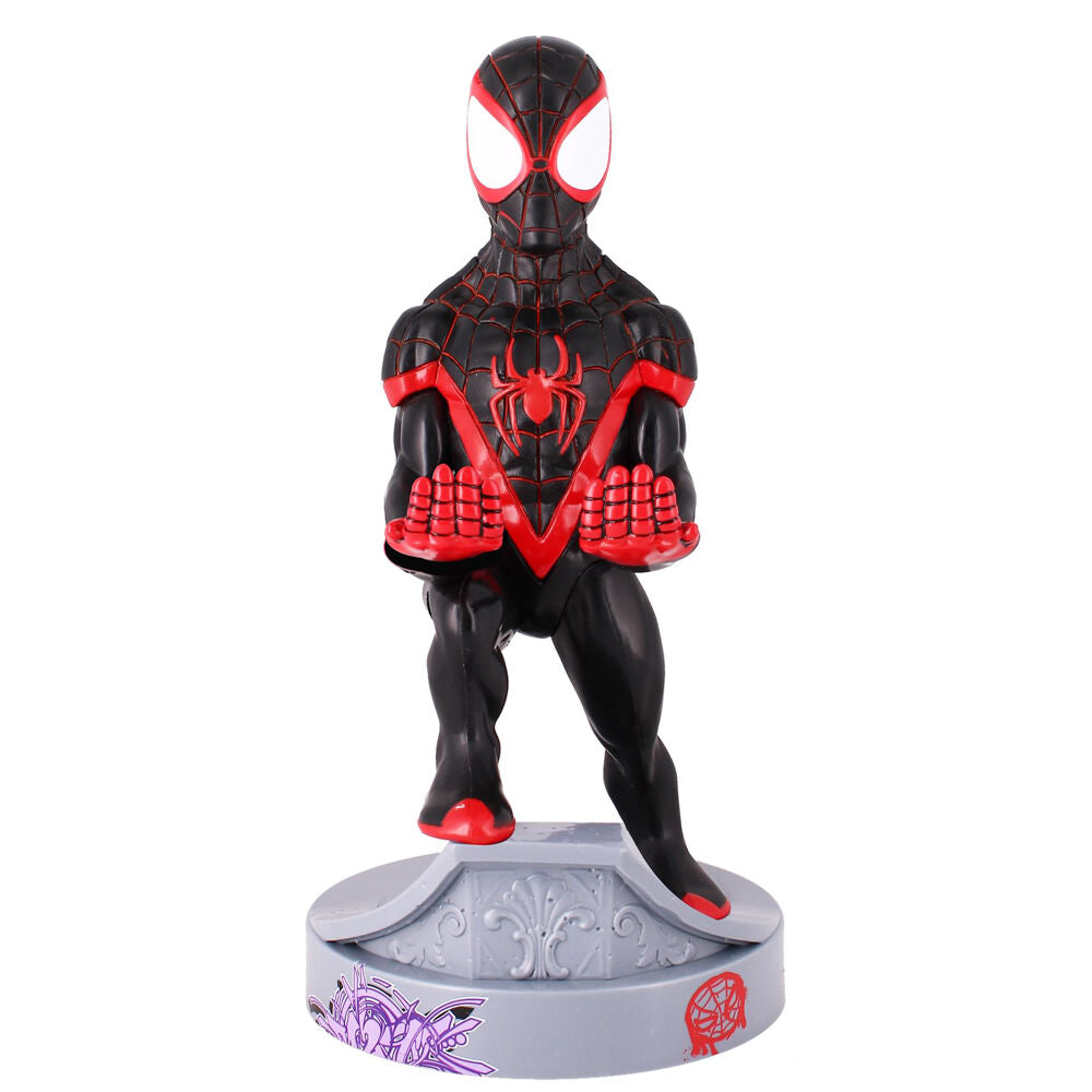 Marvel Spiderman Miles Morales Figur med Klämma - 21cm