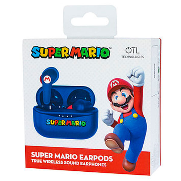 Nintendo Super Mario Blå Earpods