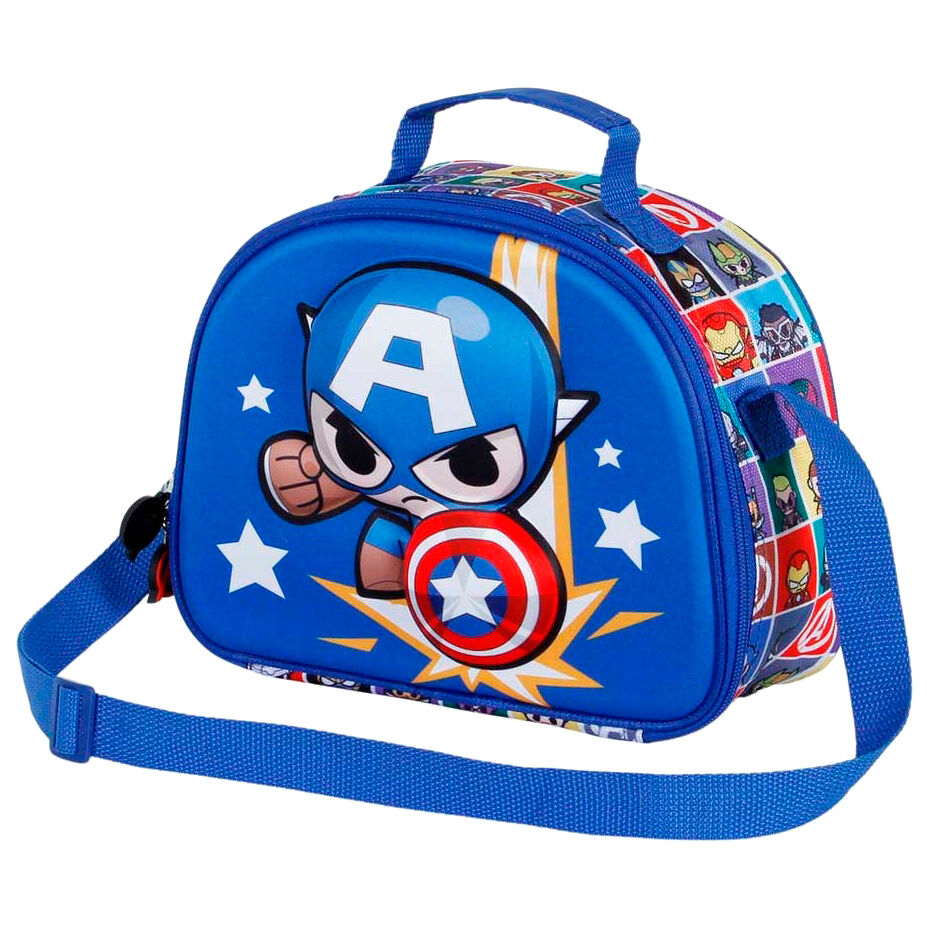 Marvel Avengers Captain America Punch 3D Lunchväska