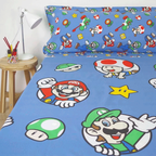 Super Mario Bros Sängkläder Set 90cm