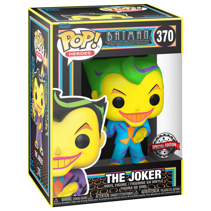 DC Comics Batman Joker Exclusive Set Figur & T-shirt Storlek S