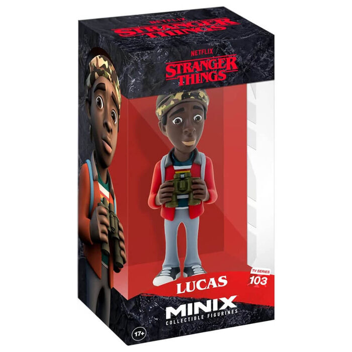 Stranger Things Lucas Minix Figur 12cm
