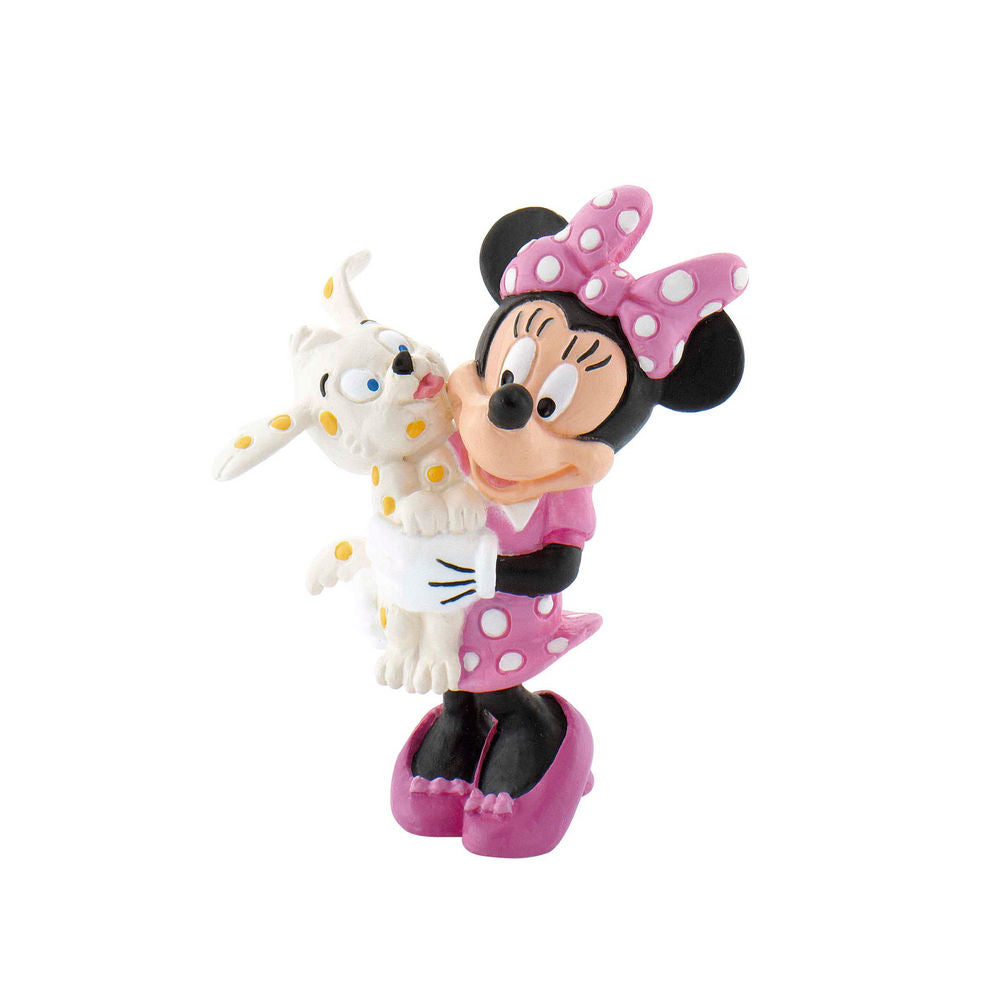 Disney Minnie med Valp Figur 7cm