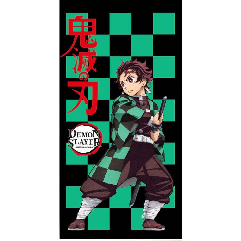Demon Slayer Kimetsu no Yaiba Tanjiro Kamado microfiber strandhandduk