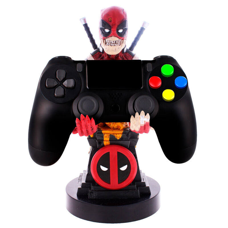 Marvel Deadpool Zombie Figur med Kabelhållare - 20cm