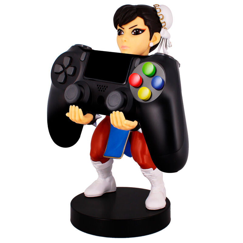 Street Fighter Chun Li Figur Klämma Stöd Cable Guy 20cm