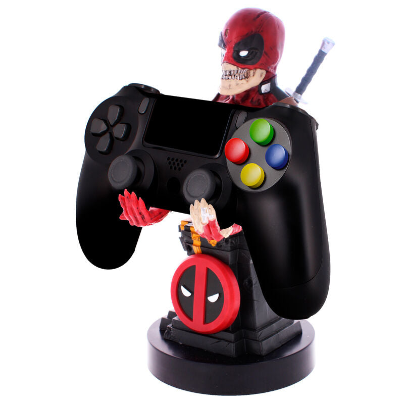 Marvel Deadpool Zombie Figur med Kabelhållare - 20cm