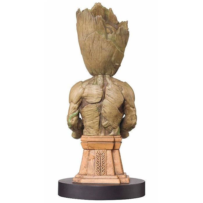 Marvel Guardians of the Galaxy Groot Plinth Figur med Klämma för Kabelhantering 20cm