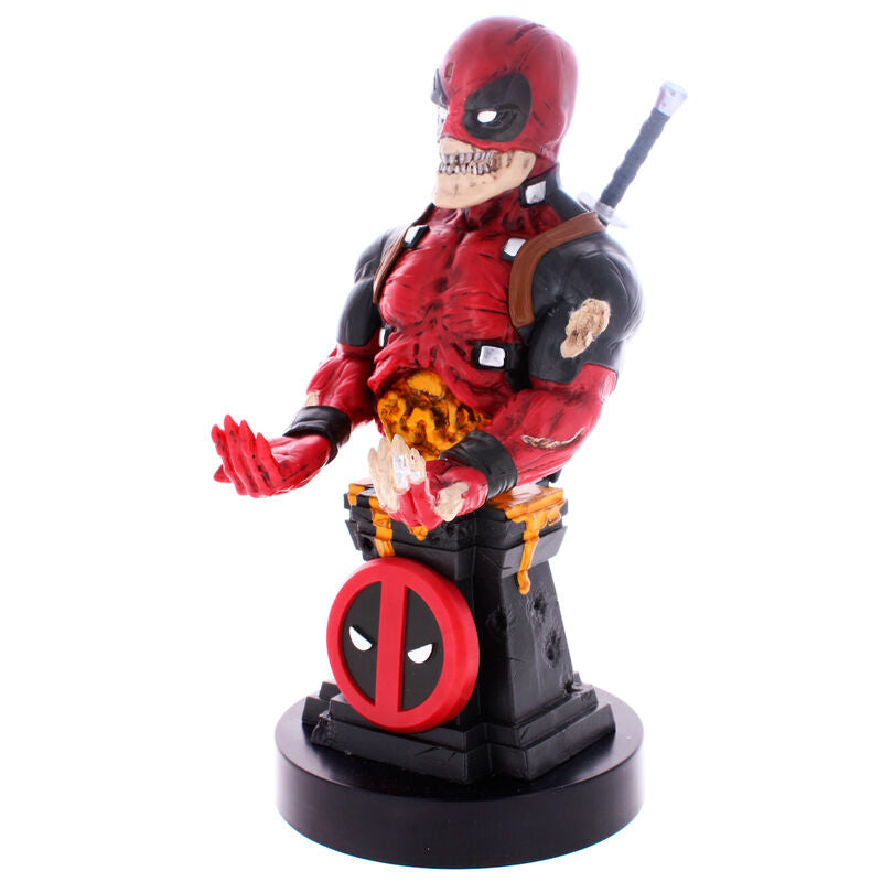 Marvel Deadpool Zombie Figur med Kabelhållare - 20cm