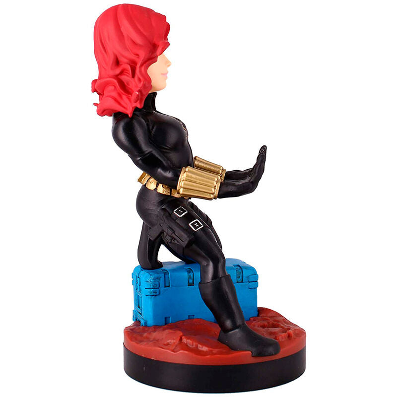Marvel Black Widow Figur med Klämma för Kablar – 20 cm