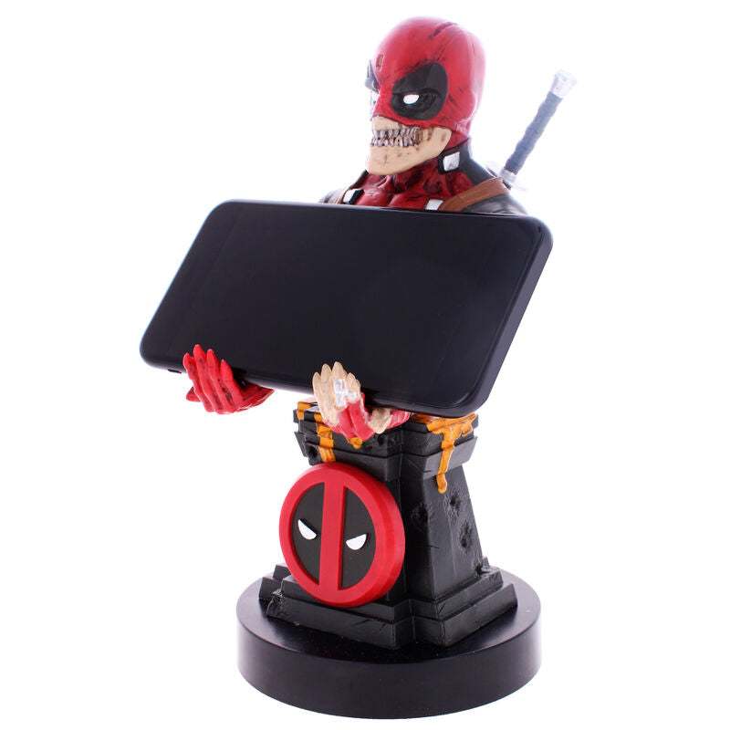 Marvel Deadpool Zombie Figur med Kabelhållare - 20cm
